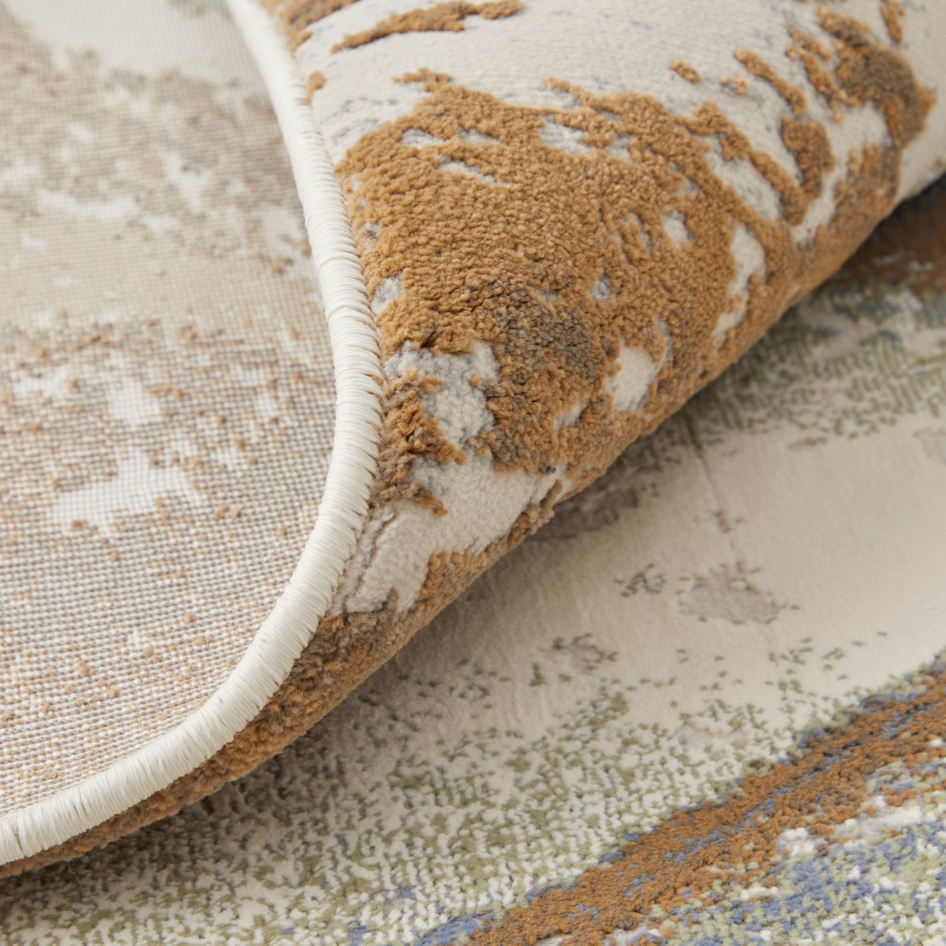 Feizy Clio 39K5F Tan Multi Modern/Industrial/Casual Machine Woven Rug - Rugs - Feizy - Atlanta Designer Rugs