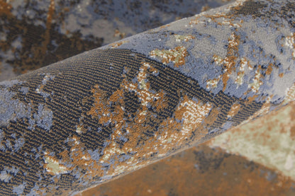 Feizy Clio 39K6F Blue Tan Modern/Casual/Luxury & Glam Machine Woven Rug - Rugs - Feizy - Atlanta Designer Rugs