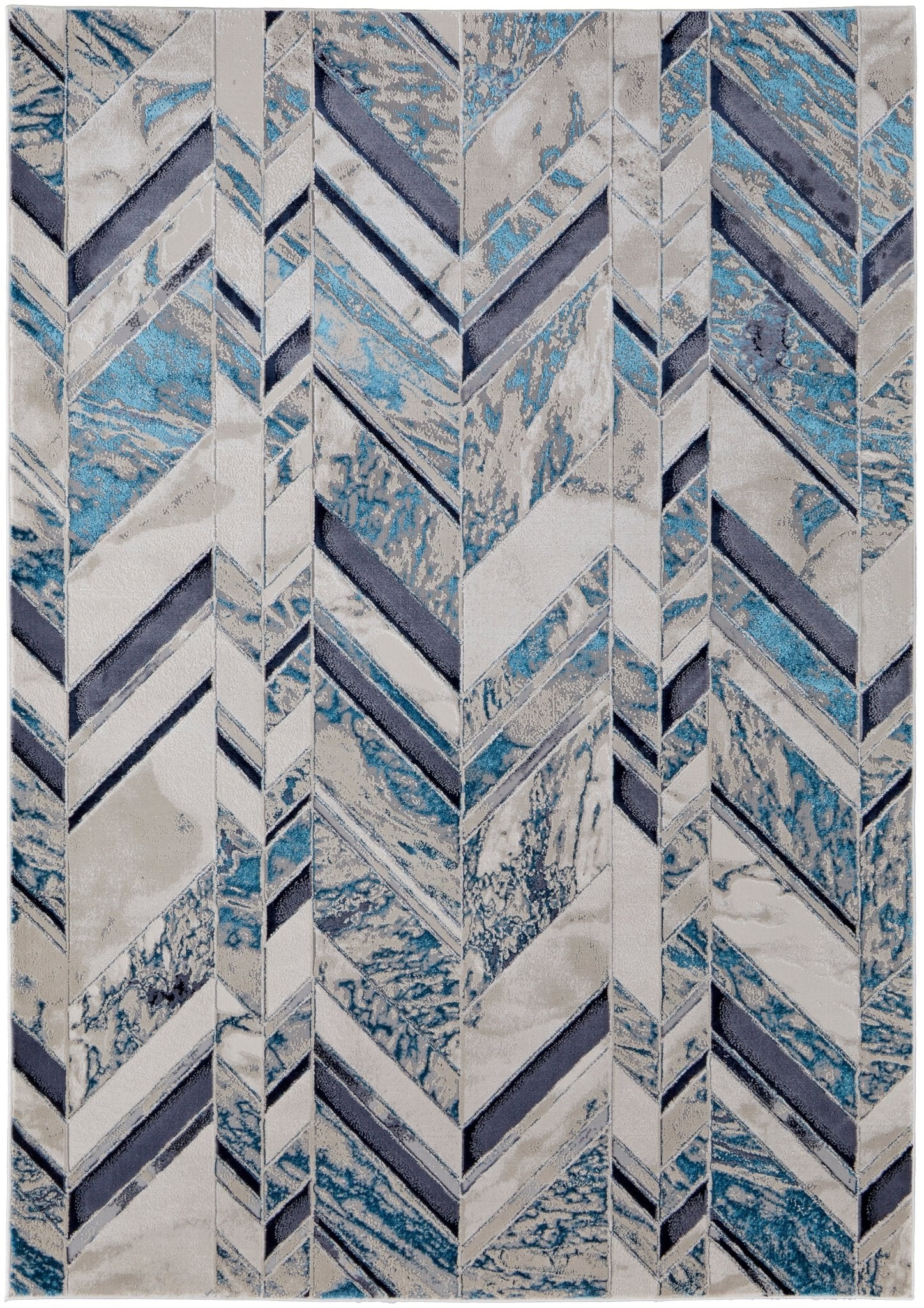 Feizy Indio 39H1F Navy Beige Modern/Casual/Nautical & Coast Machine Woven Rug - Rugs - Feizy - Atlanta Designer Rugs