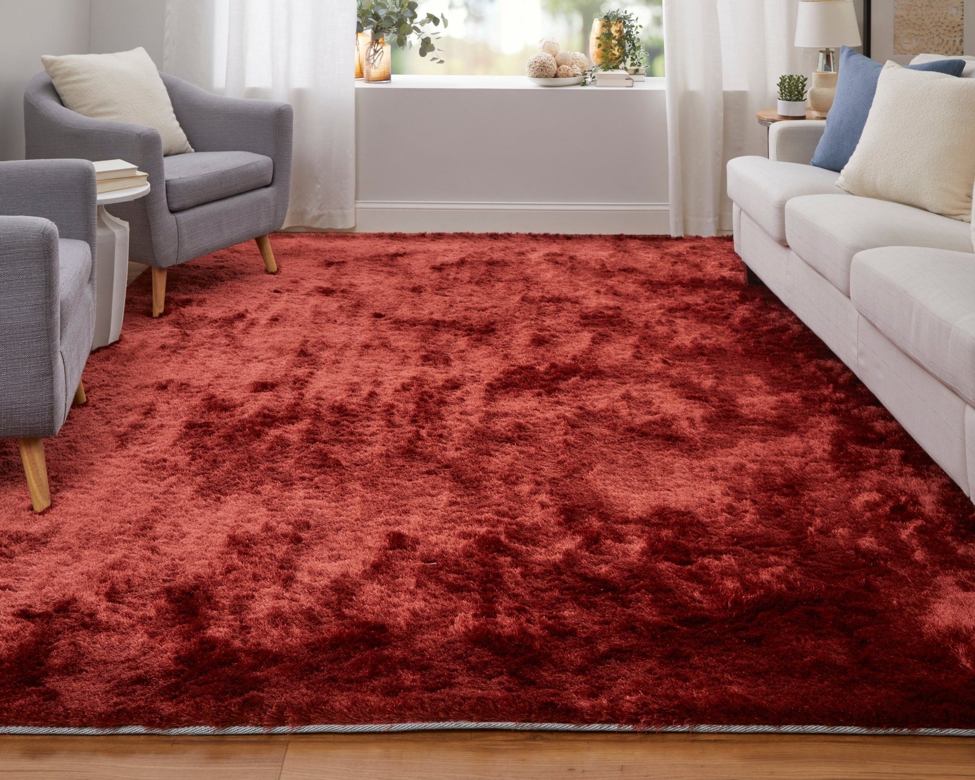 Feizy Indochine 4550F Rust Modern/Luxury & Glam/Casual Hand Tufted Rug - Rugs - Feizy - Atlanta Designer Rugs