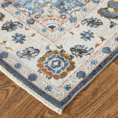 Feizy Kaia 39HTF Blue Red Transitional/Bohemian & Eclect Machine Woven Rug - Rugs - Feizy - Atlanta Designer Rugs