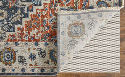 Feizy Kaia 39HTF Blue Red Transitional/Bohemian & Eclect Machine Woven Rug - Rugs - Feizy - Atlanta Designer Rugs