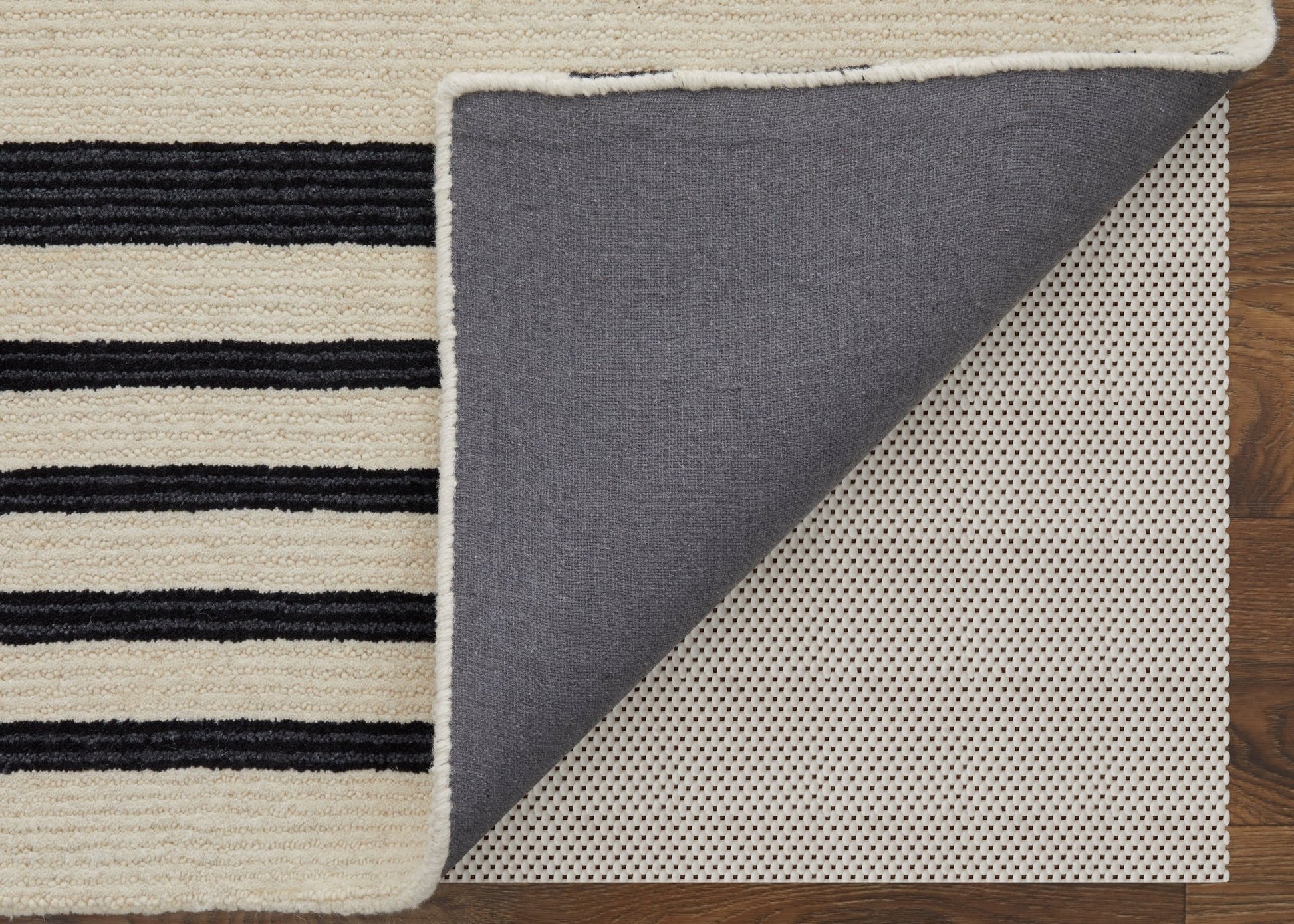 Feizy Maguire 8901F Ivory Black Transitional/Industrial/Mid - Ce Hand Tufted Rug - Rugs - Feizy - Atlanta Designer Rugs