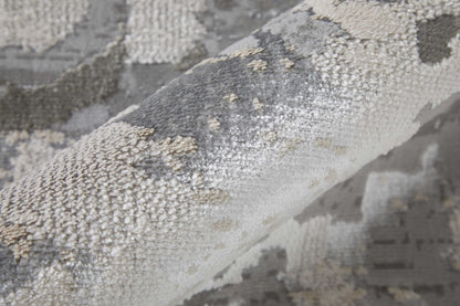 Feizy Micah 3336F Silver Gray Modern/Industrial/Luxury & Gla Machine Woven Rug - Rugs - Feizy - Atlanta Designer Rugs