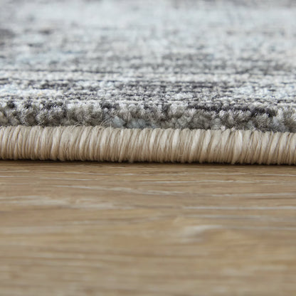 Feizy Sonora 39U9F Blue Beige Modern/Bohemian & Eclectic Machine Made Rug