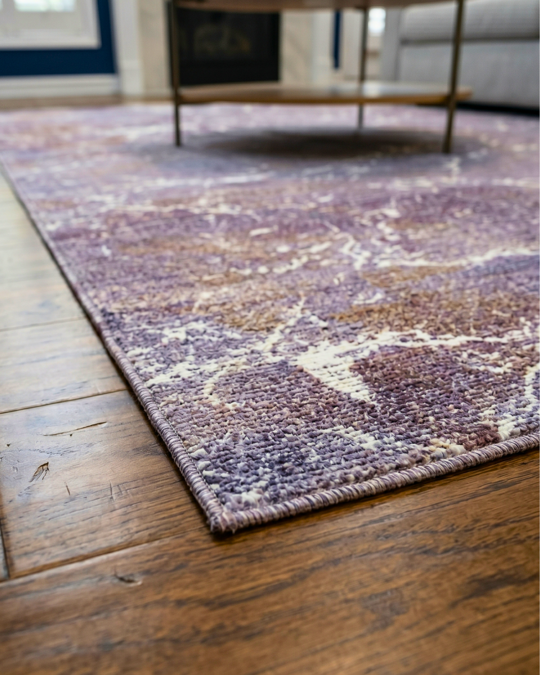 Feizy Pryor Rug 39NHF Ivory Multi textured abstract rug detail close-up
