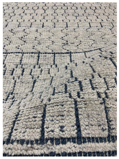 Artisan Viola Blue Ivory Transitional Knotted Rug - Rugs - Artisan - Atlanta Designer Rugs