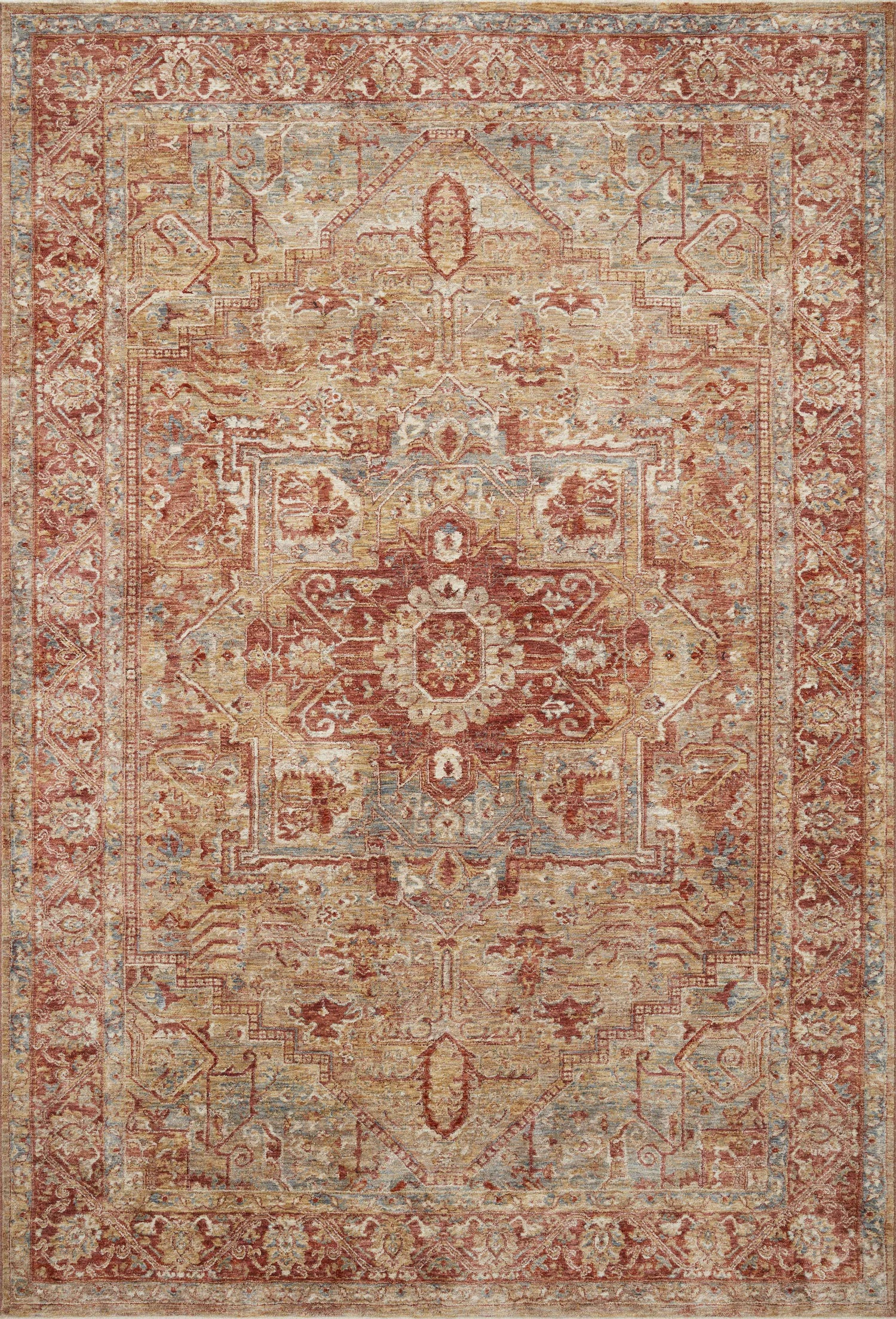 Loloi Gaia  Gold Brick Traditional