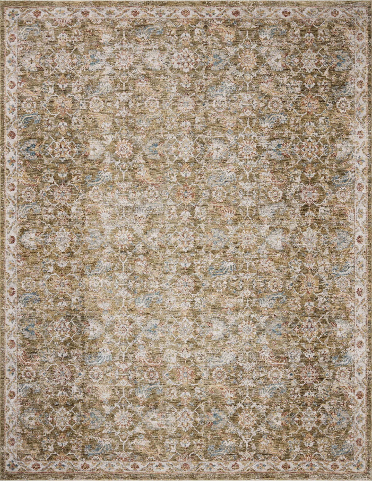 Loloi Gaia  Olive Multi Traditional