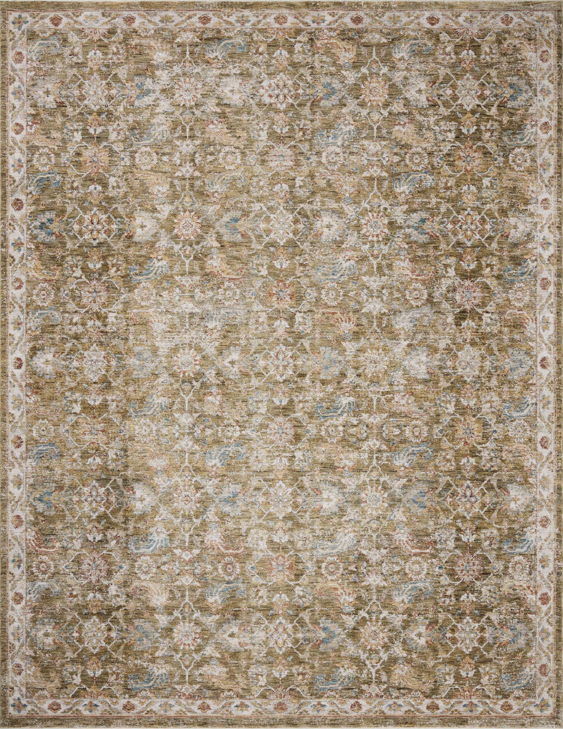 Loloi Gaia  Olive Multi Traditional