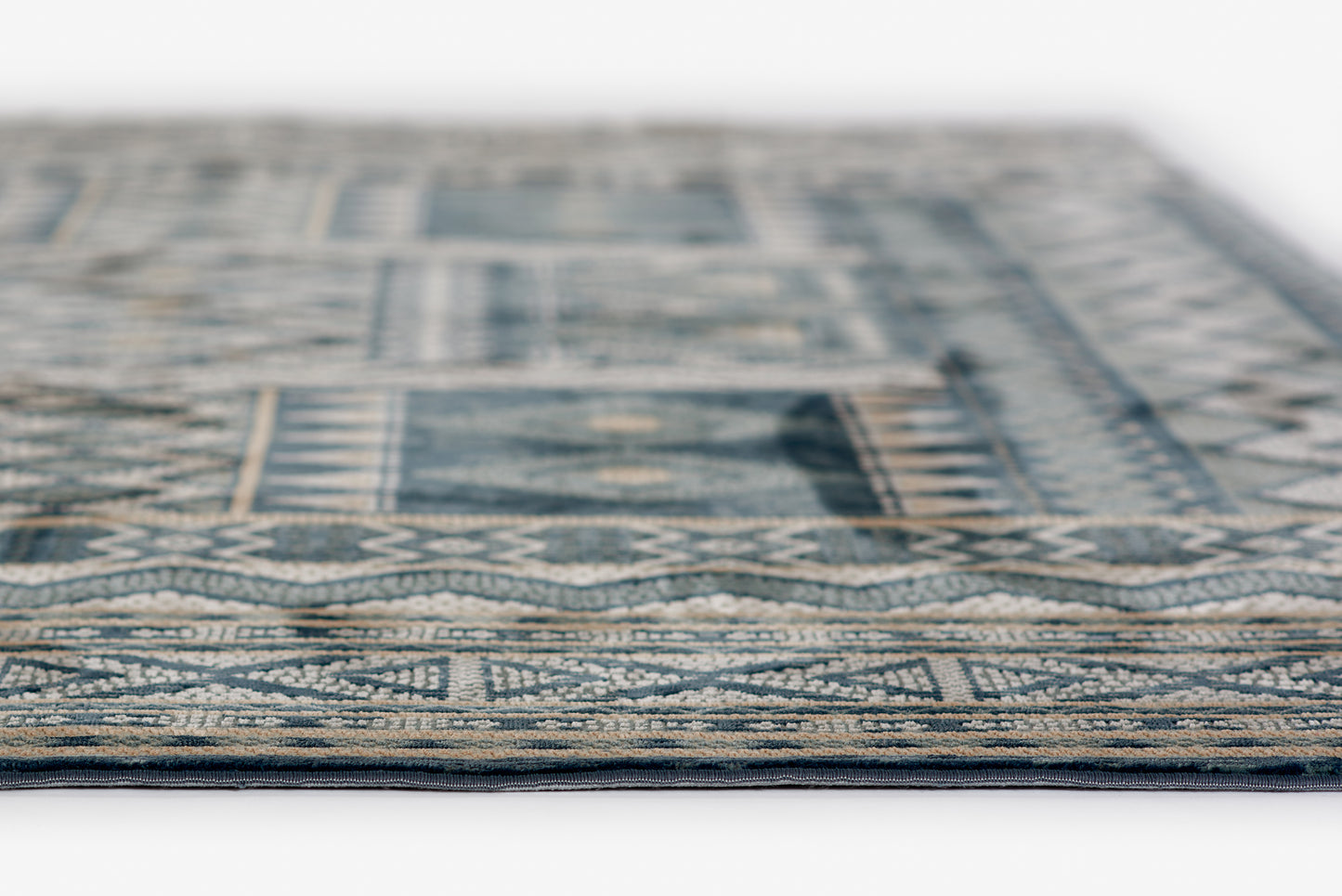 Momeni Genevieve  Blue  Contemporary