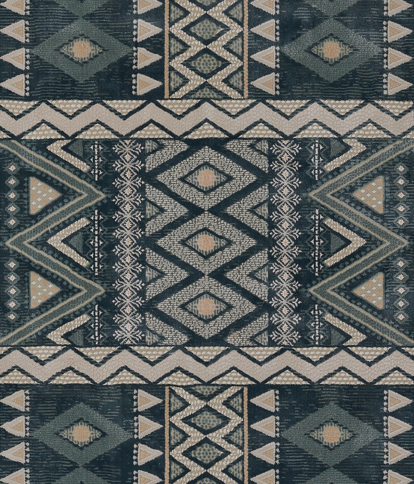 Momeni Genevieve  Blue  Contemporary