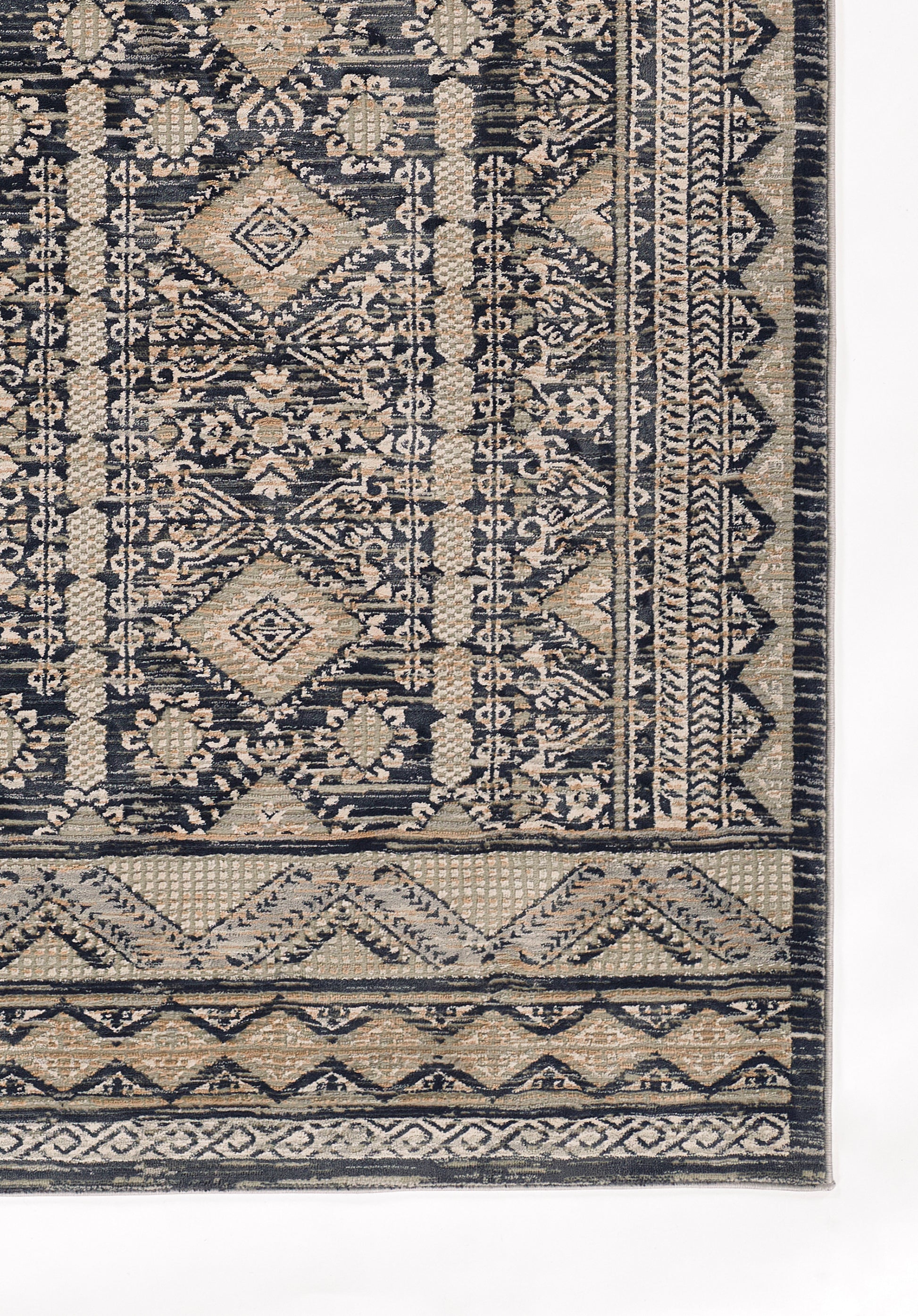 Momeni Genevieve  Charcoal  Southwestern