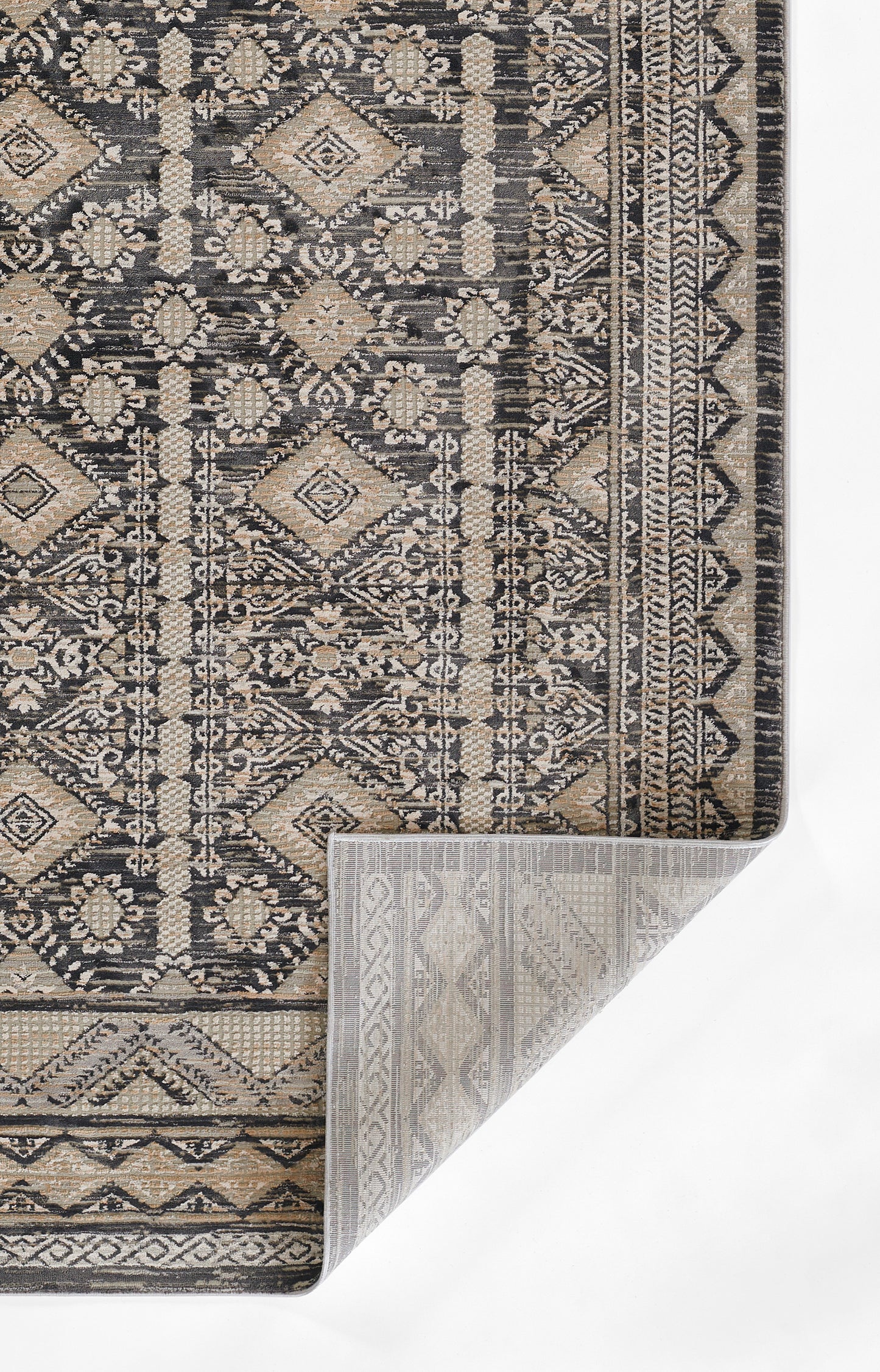 Momeni Genevieve  Charcoal  Southwestern