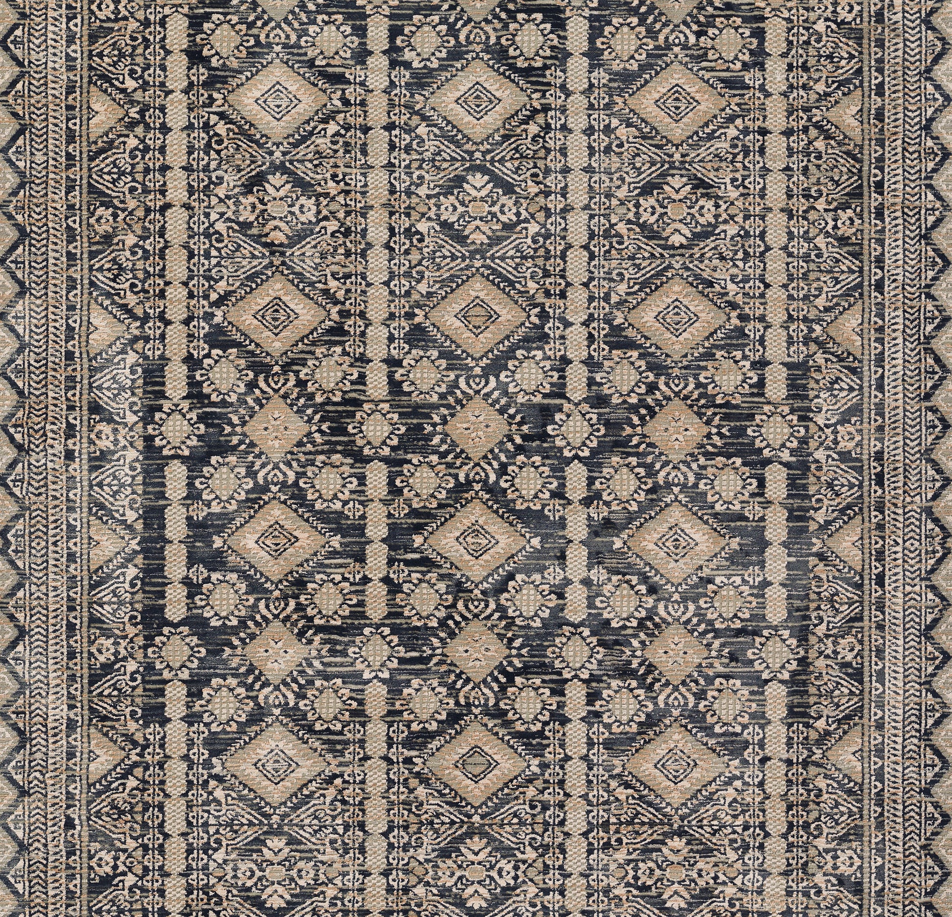 Momeni Genevieve  Charcoal  Southwestern