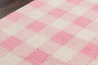 Momeni Geo  Pink  Contemporary