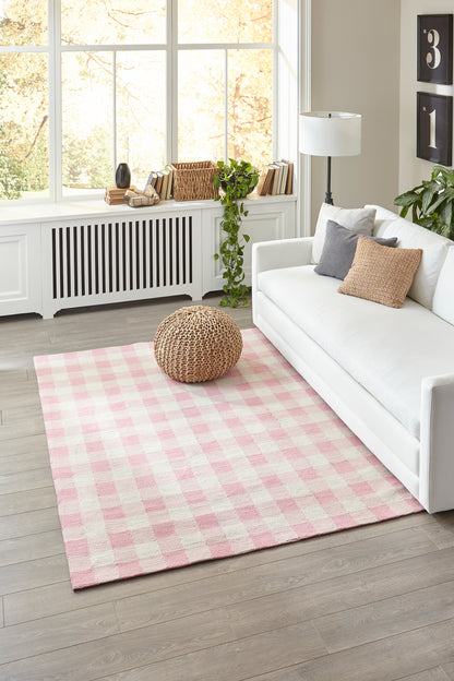 Momeni Geo  Pink  Contemporary