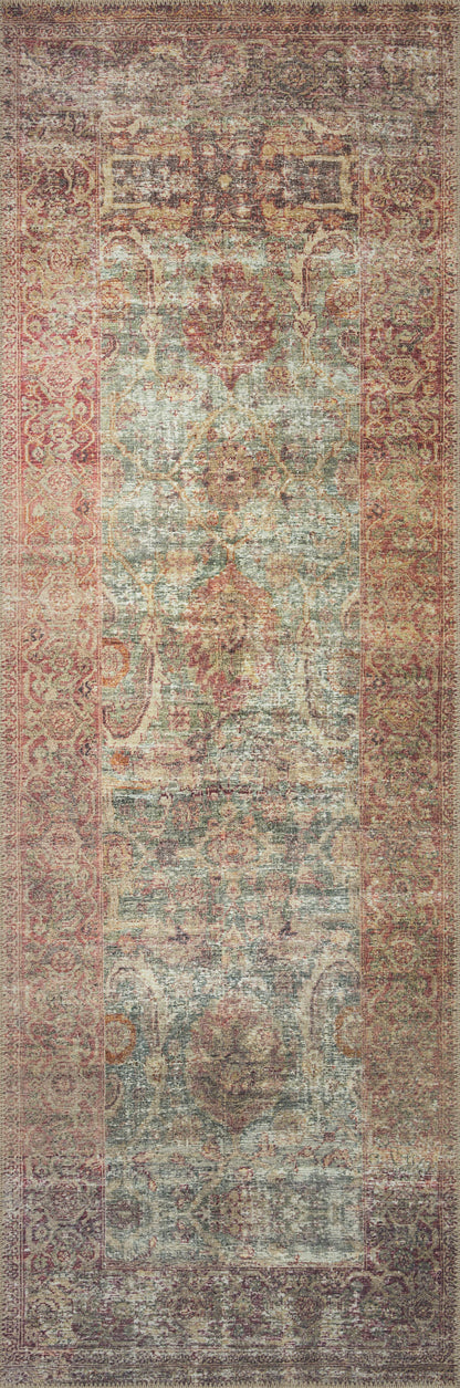 Amber Lewis x Loloi Georgie  Jade Sunset Traditional