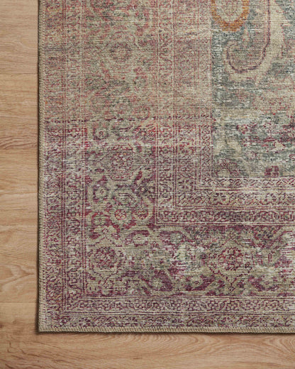 Amber Lewis x Loloi Georgie  Jade Sunset Traditional