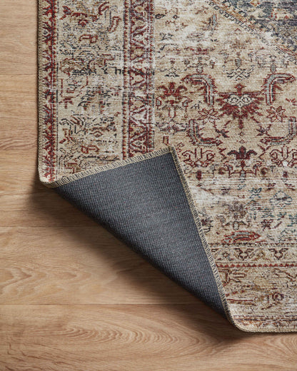 Amber Lewis x Loloi Georgie  Teal Antique Traditional