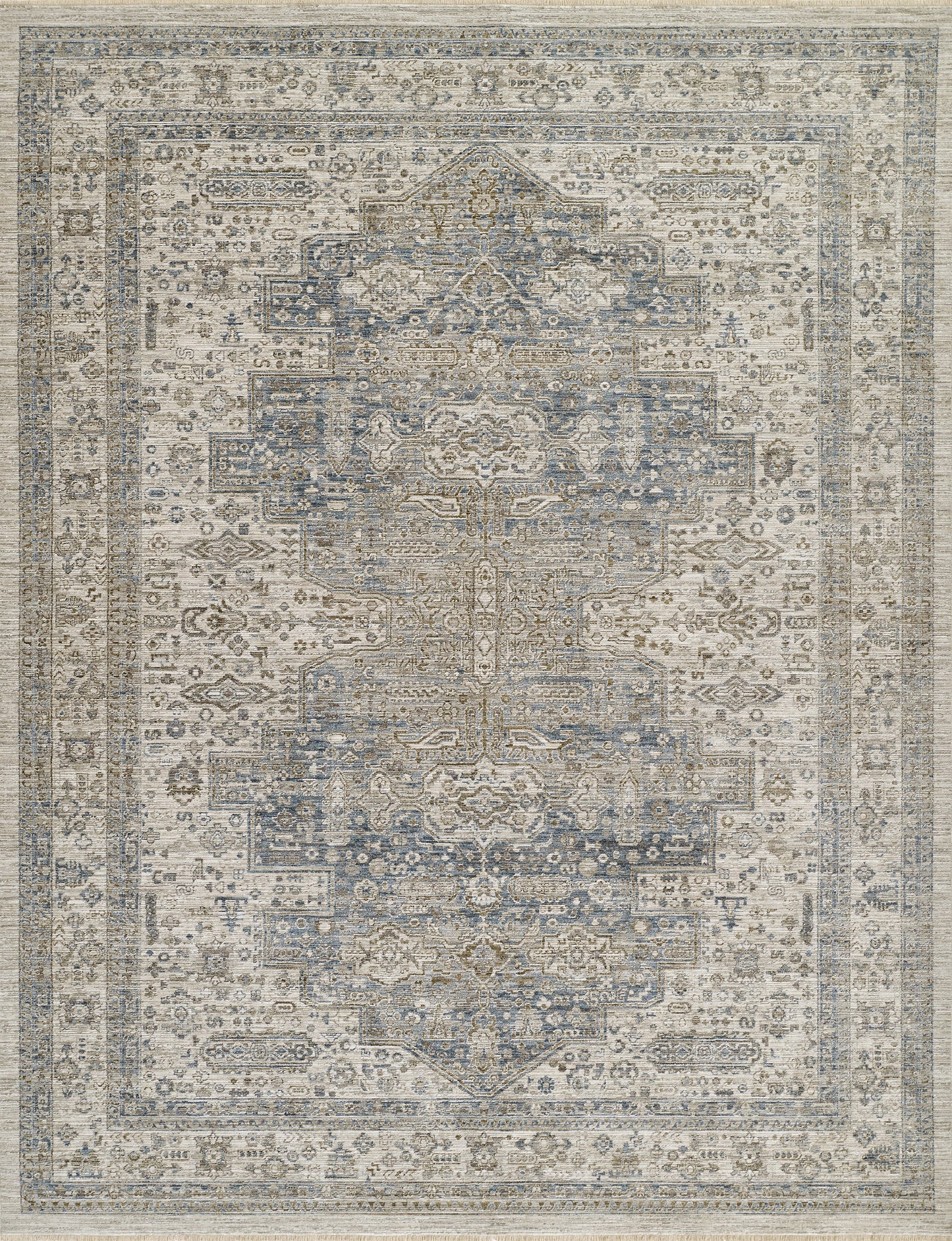 Momeni Georgina   Blue  Traditional