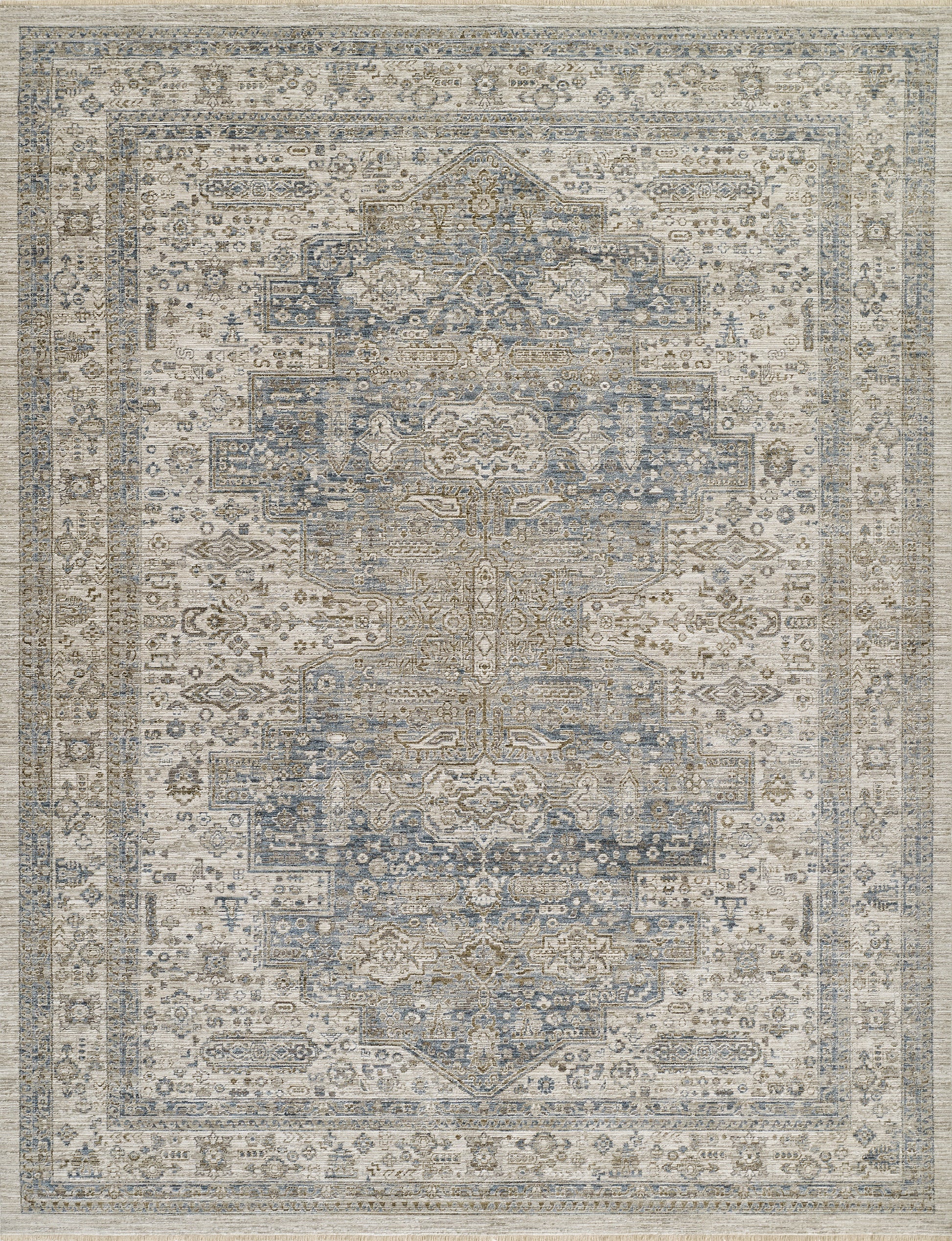 Momeni Georgina   Blue  Traditional