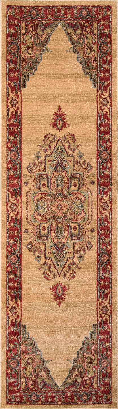 Momeni Ghazni  Beige  Traditional