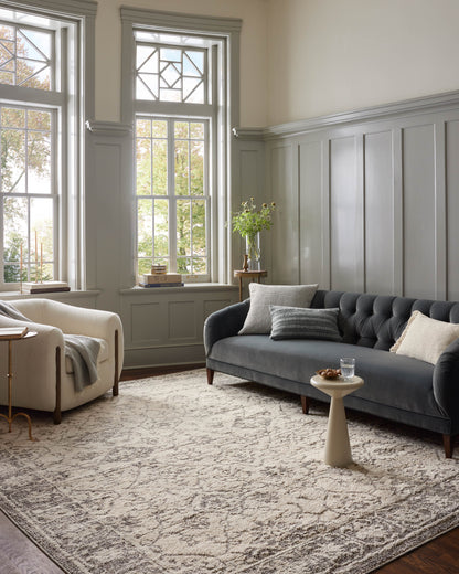 Magnolia Home by Joanna Gaines x Loloi Gigi  Ivory Stone Transitional