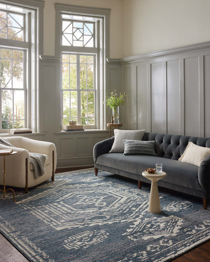 Magnolia Home by Joanna Gaines x Loloi Gigi  Denim Ivory Transitional