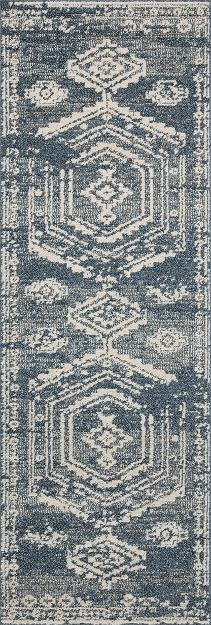 Magnolia Home by Joanna Gaines x Loloi Gigi  Denim Ivory Transitional