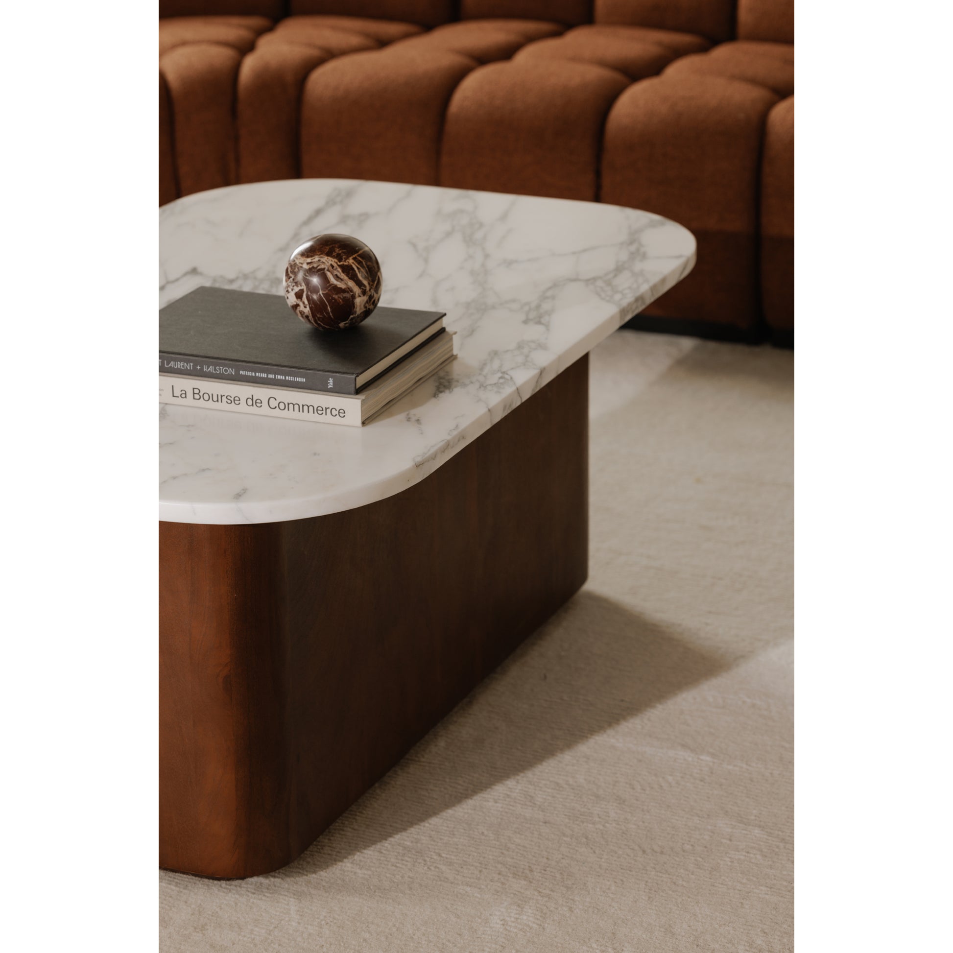 Moes Home Coffee Tables DASH White Contemporary Furniture Rug