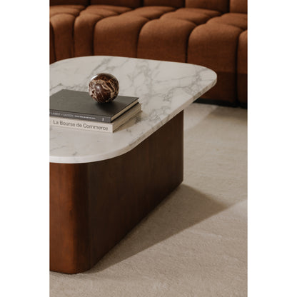 Moes Home Coffee Tables DASH White Contemporary Furniture Rug