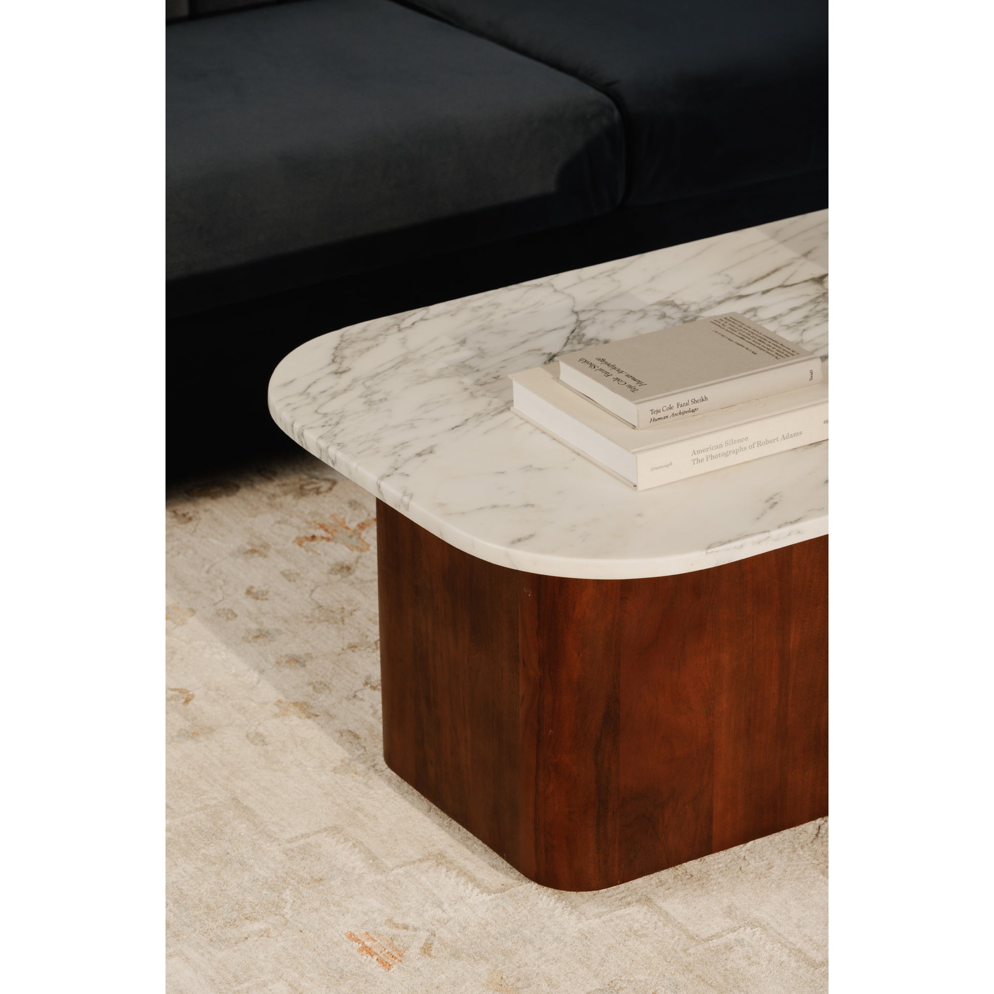 Moes Home Coffee Tables DASH White Contemporary Furniture Rug