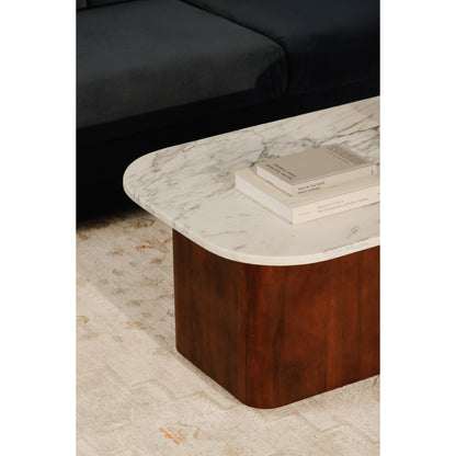 Moes Home Coffee Tables DASH White Contemporary Furniture Rug