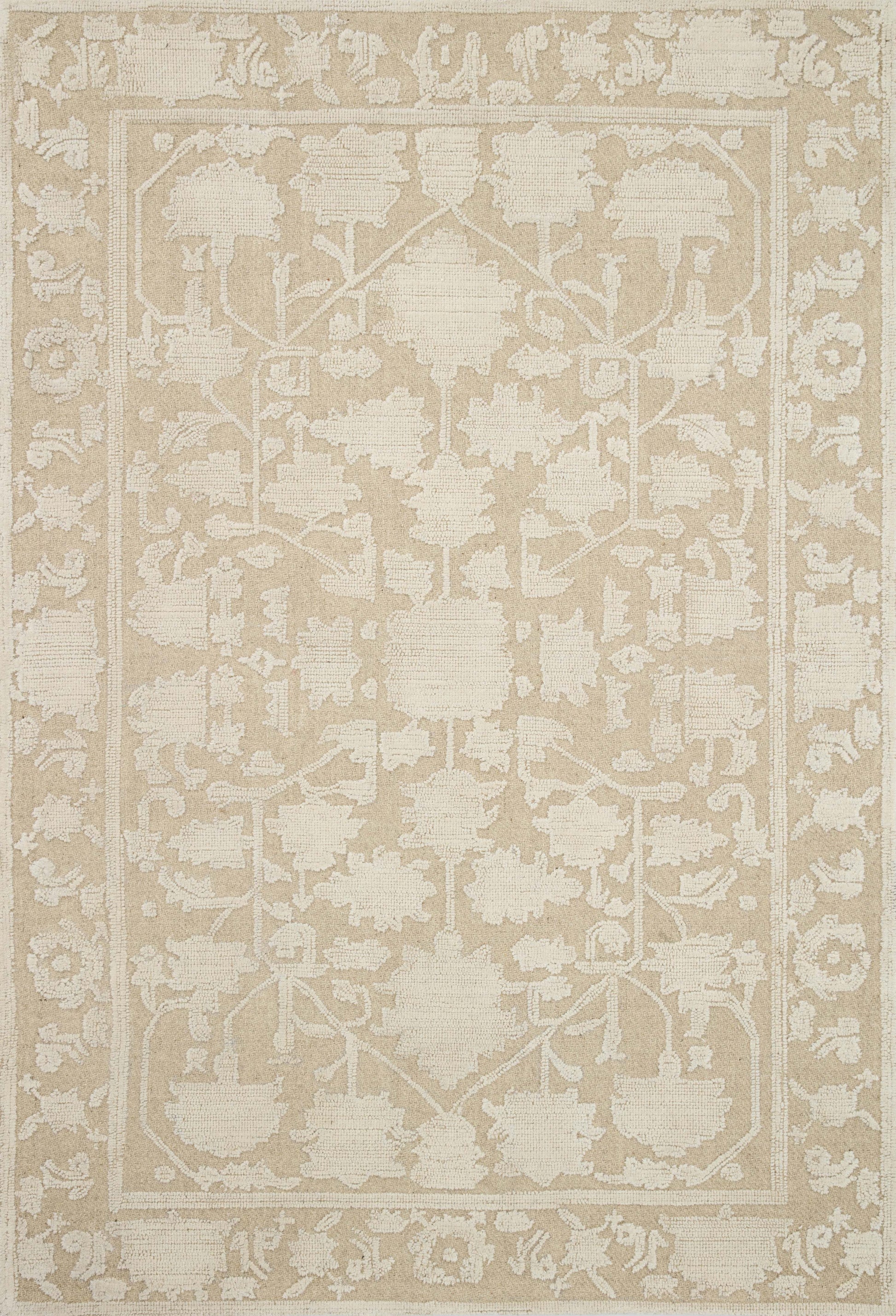 Magnolia Home by Joanna Gaines x Loloi Gloria  Natural Ivory Traditional