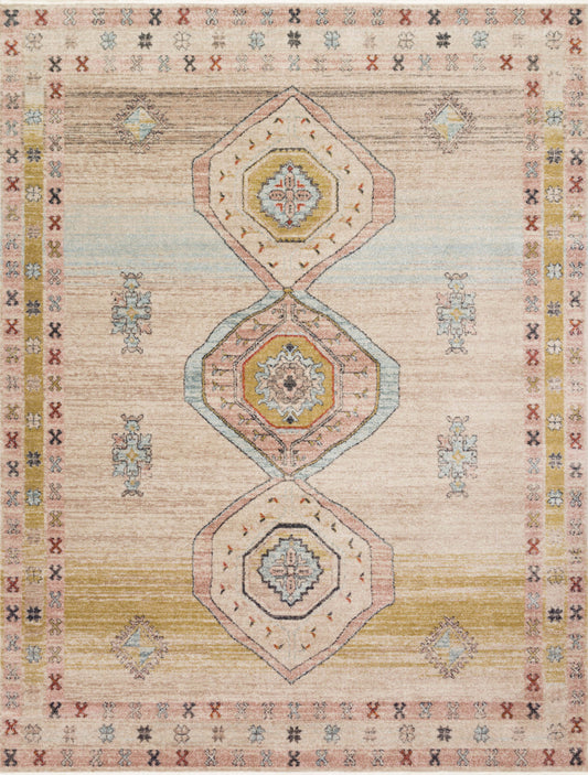 Magnolia Home by Joanna Gaines x Loloi Graham  Antique Ivory Multi Transitional