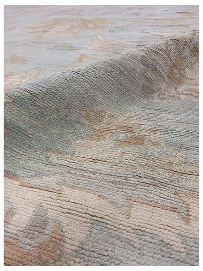 Artisan Tyra Lt.Blue Traditional Knotted Rug - Rugs - Artisan - Atlanta Designer Rugs