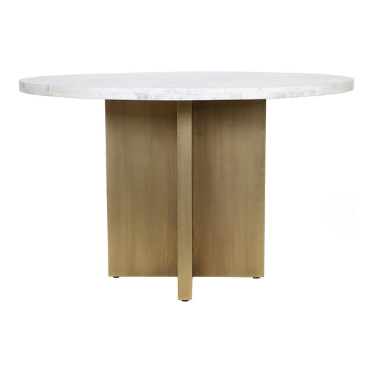 Moes Home Dining Tables GRAZE White Art Deco Furniture