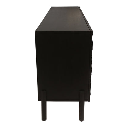 Moes Home Sideboards Misaki Black Contemporary Furniture