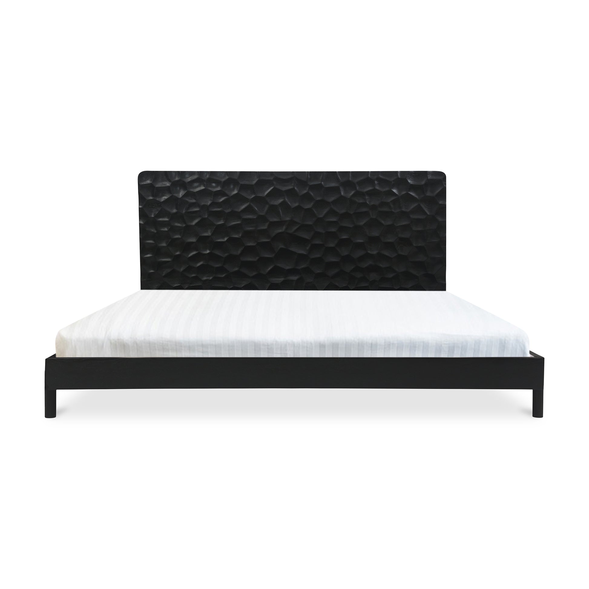 Moes Home Beds Misaki Black Contemporary Furniture