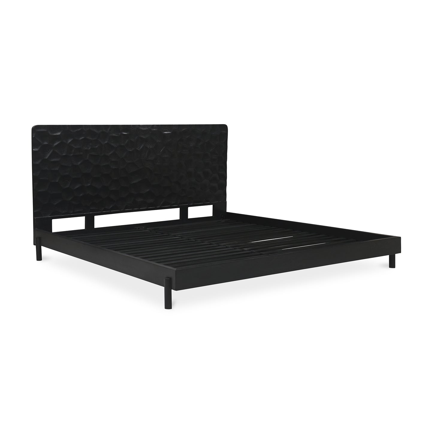 Moes Home Beds Misaki Black Contemporary Furniture