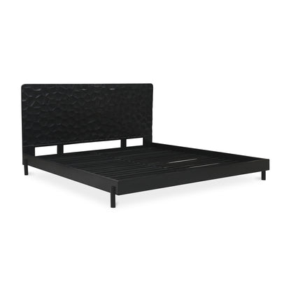 Moes Home Beds Misaki Black Contemporary Furniture