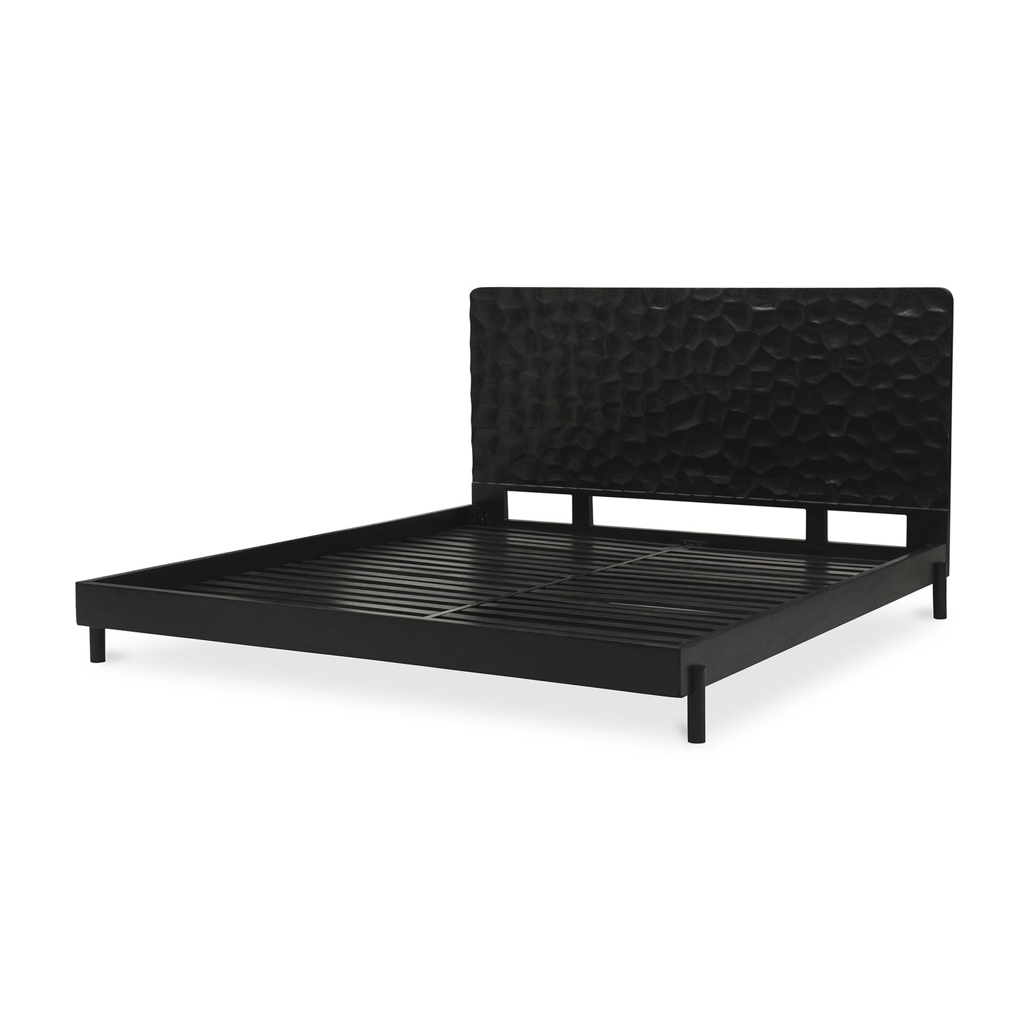 Moes Home Beds Misaki Black Contemporary Furniture