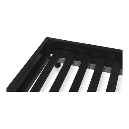 Moes Home Beds Misaki Black Contemporary Furniture