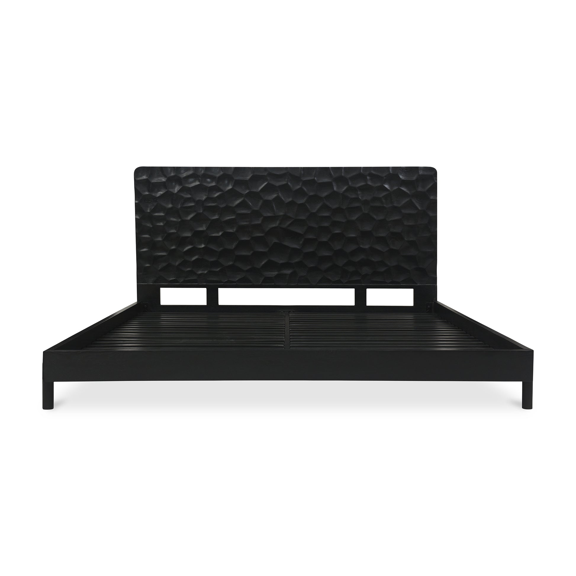 Moes Home Beds Misaki Black Contemporary Furniture