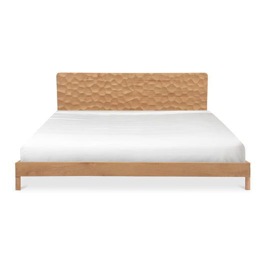 Moes Home Beds Misaki Natural Contemporary Furniture
