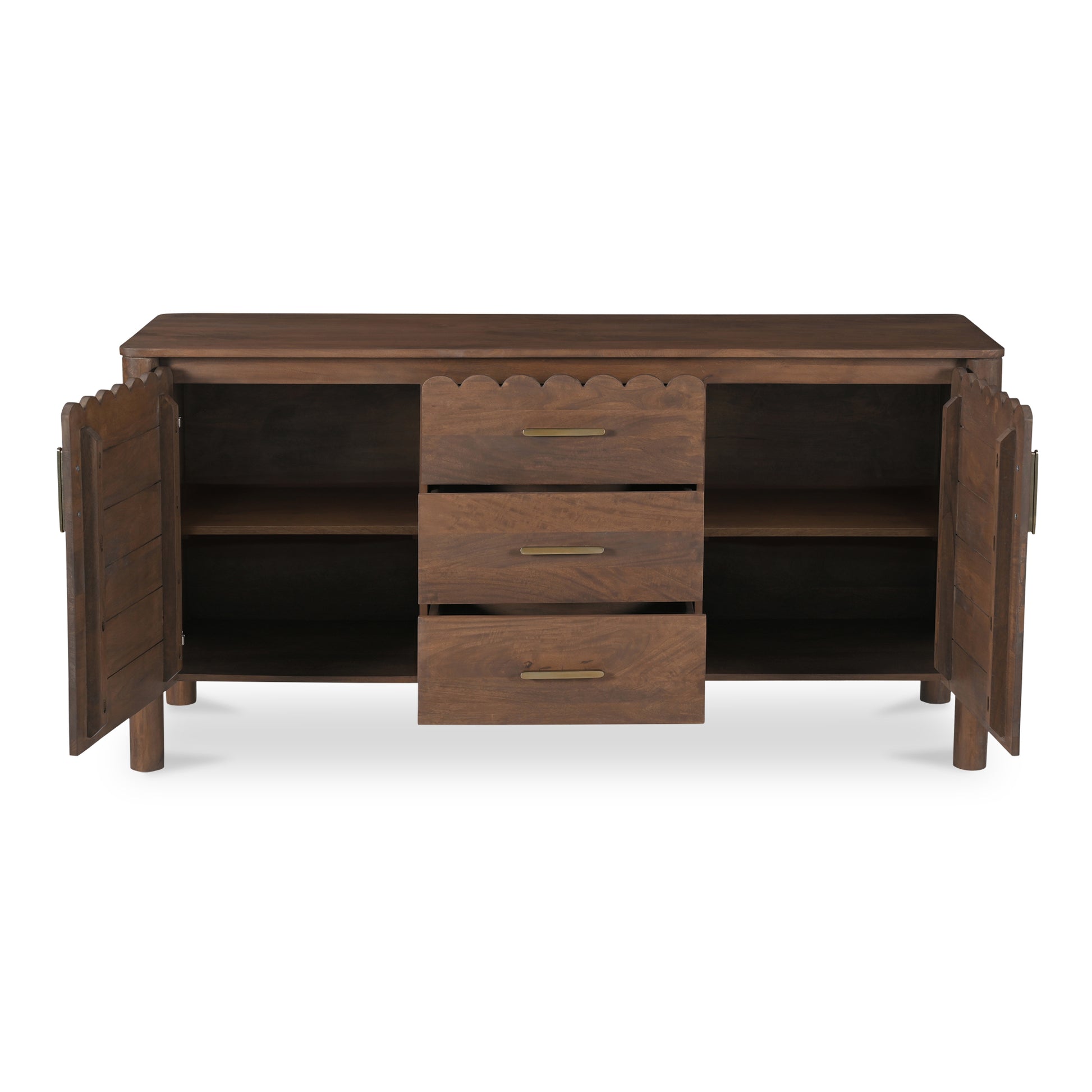 Moes Home Sideboards Wiley Brown Contemporary Furniture