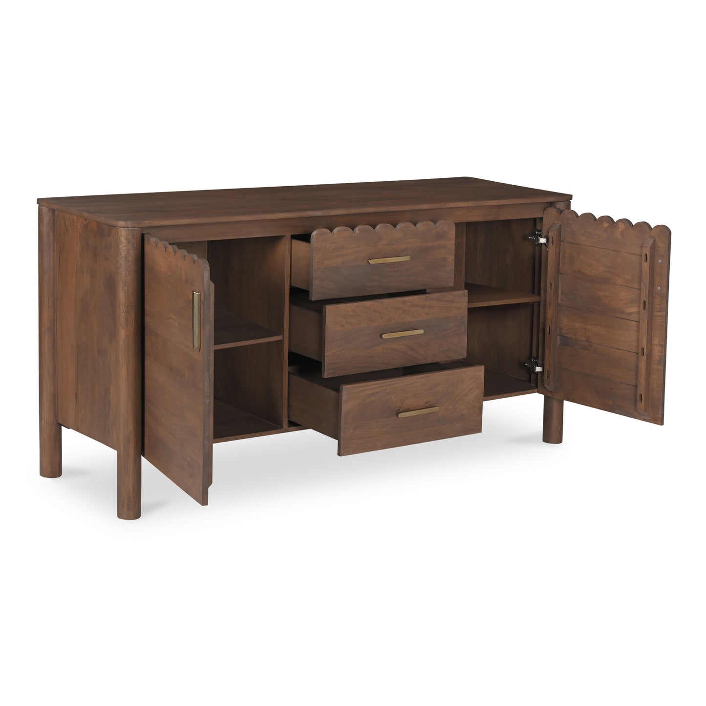Moes Home Sideboards Wiley Brown Contemporary Furniture