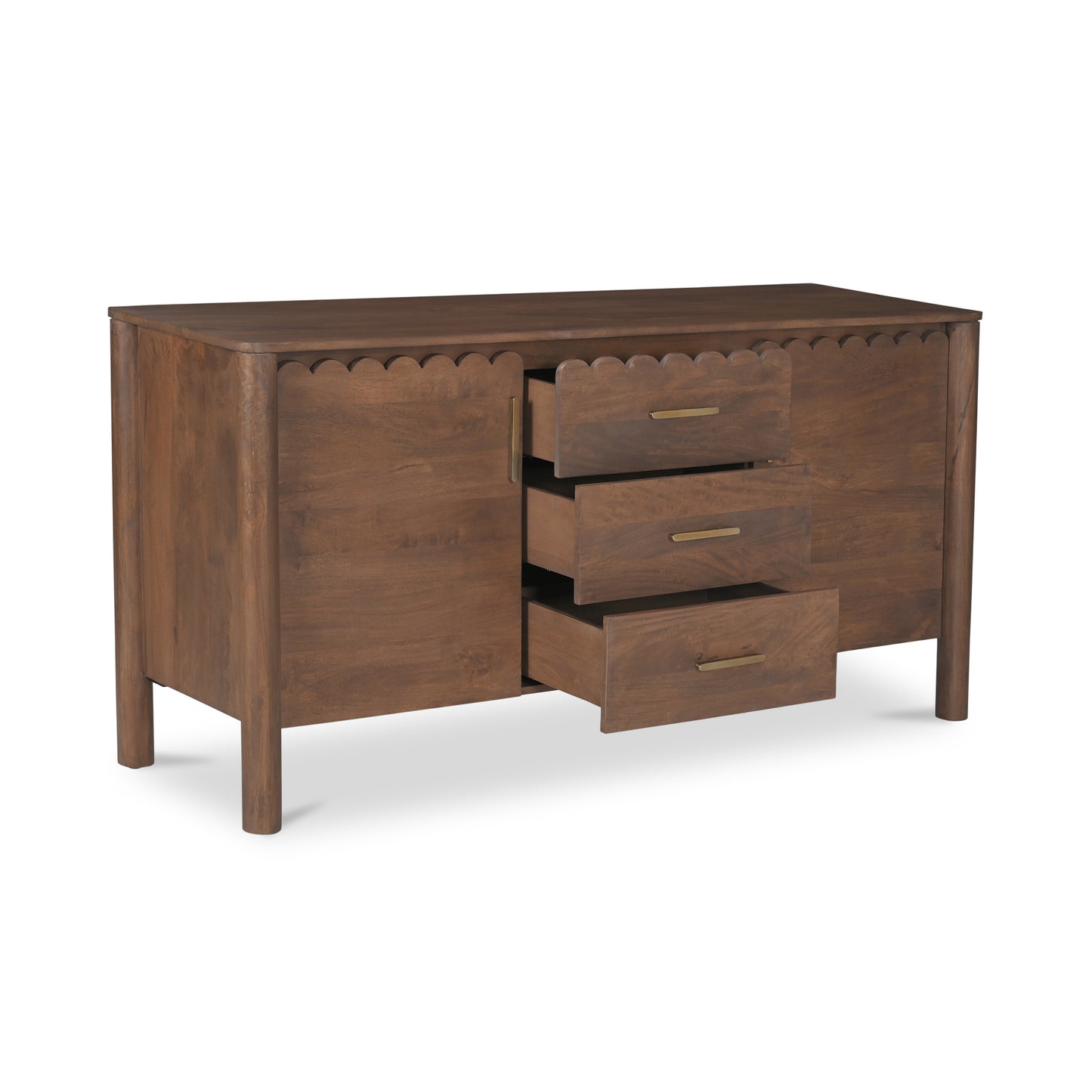 Moes Home Sideboards Wiley Brown Contemporary Furniture