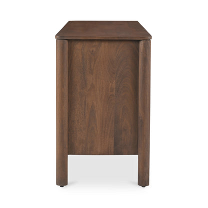 Moes Home Dressers Wiley Brown Contemporary Furniture